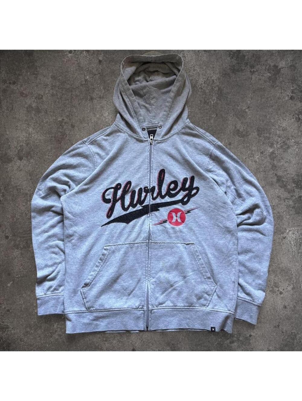 Fire Beautiful Y2K Hurley Zip Up Hoodie